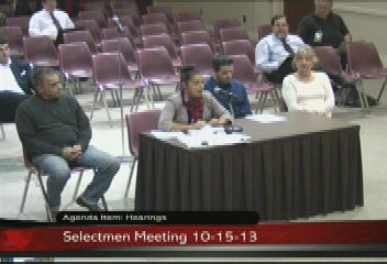 Thumbnail image for Selectmen Meeting 10/15/13