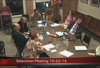 Thumbnail image for Selectmen Meeting 10/22/13
