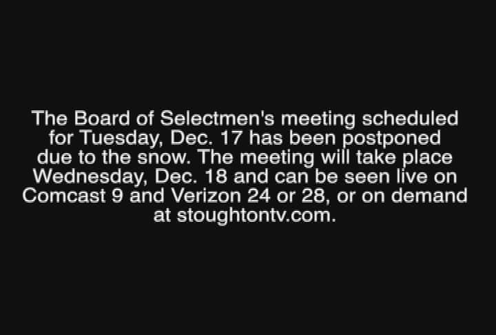 Thumbnail image for Selectmen Meeting Update