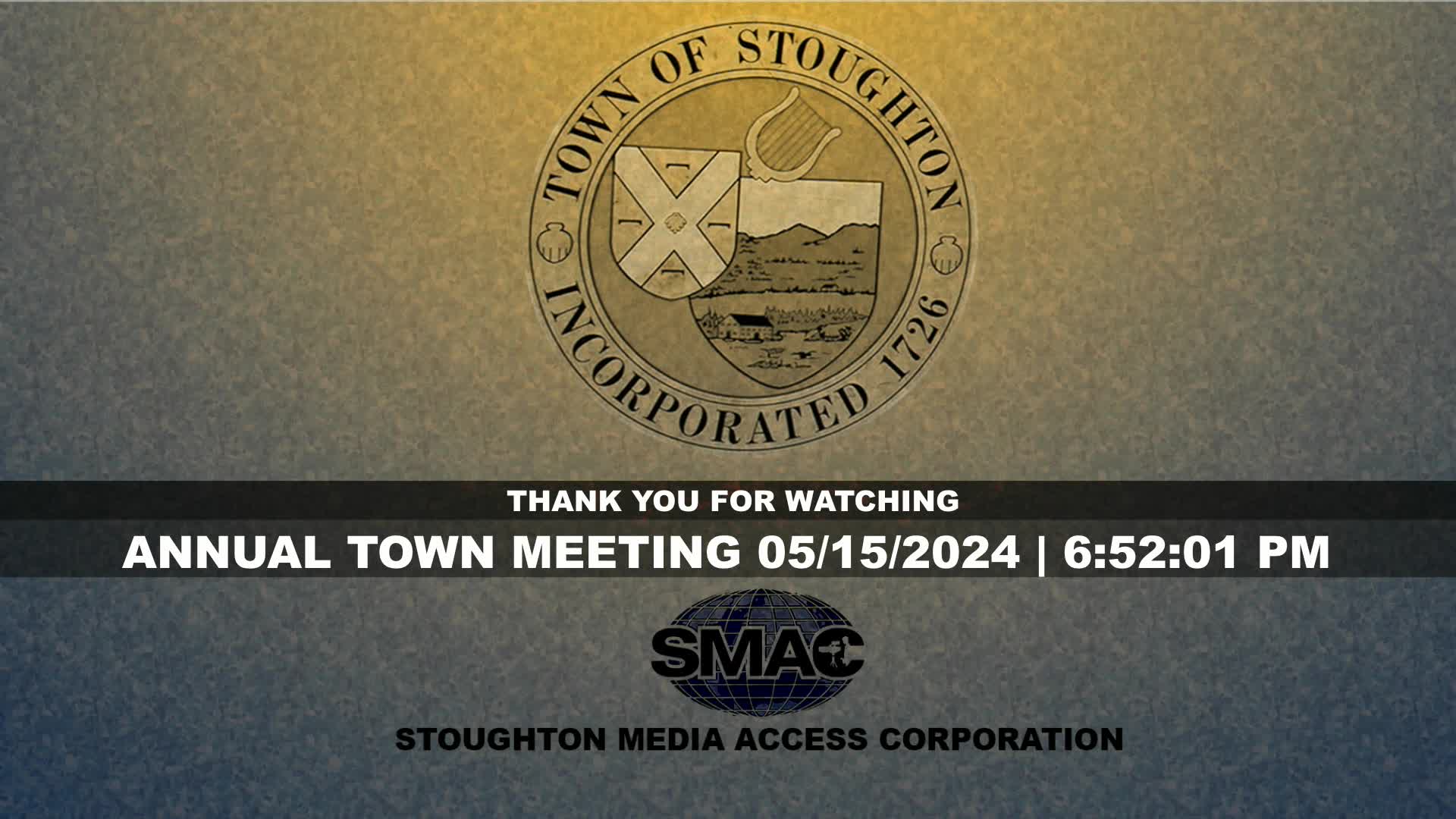 Thumbnail image for Annual Town Meeting 2024 - Session 4 (05-15-23)_LIVE