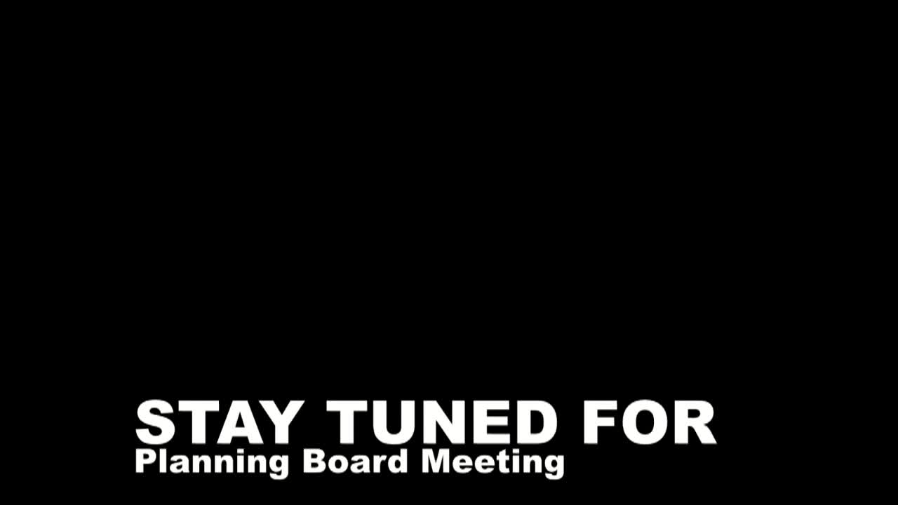 Thumbnail image for Planning Board Meeting 1-9-25_LIVE