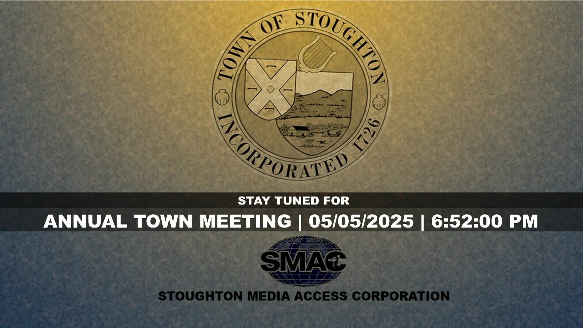 Thumbnail image for Annual Town Meeting 2025: Night 1 5/5/25_LIVE