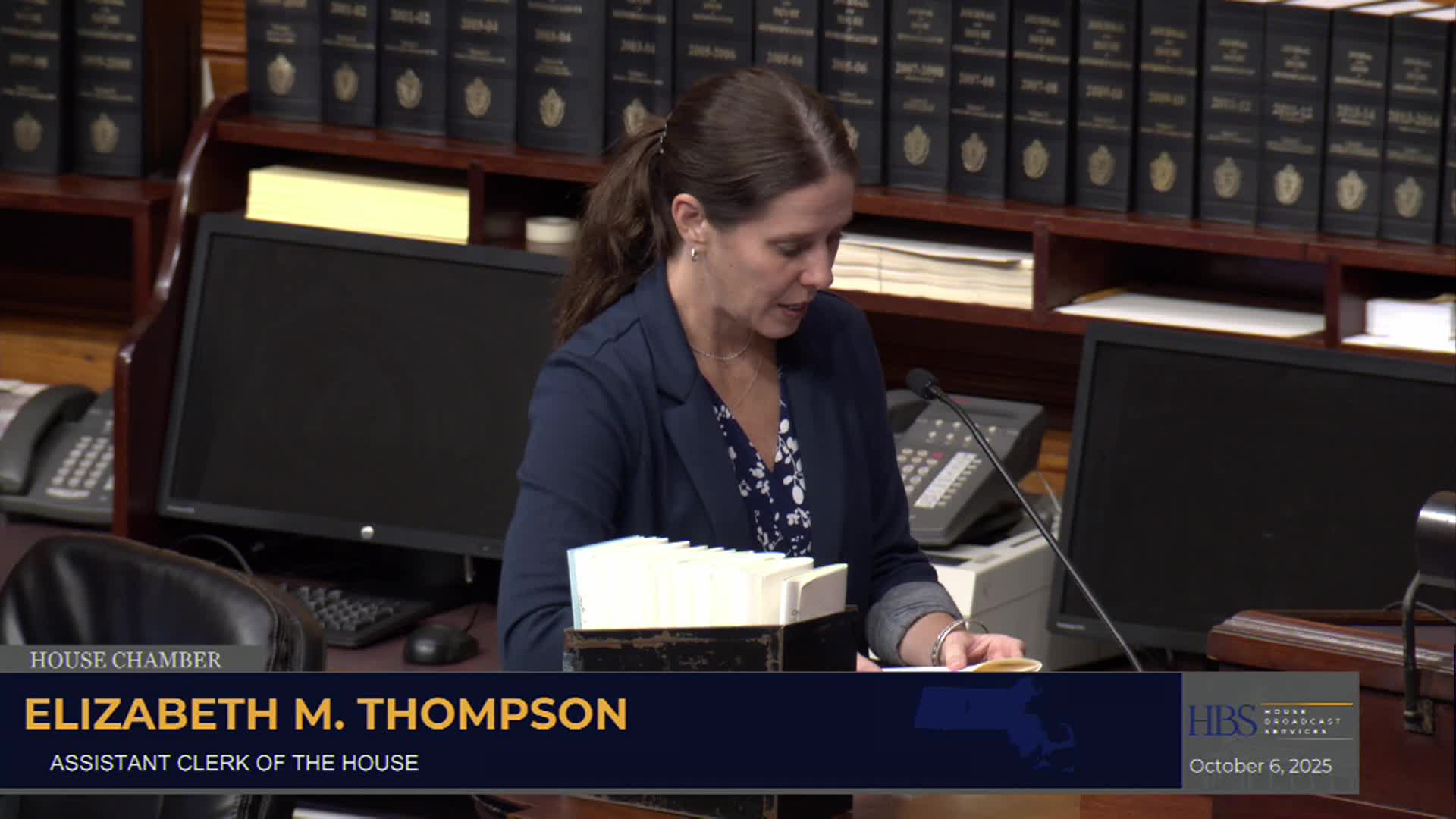 MA House of Representatives Session: October 6th, 2025