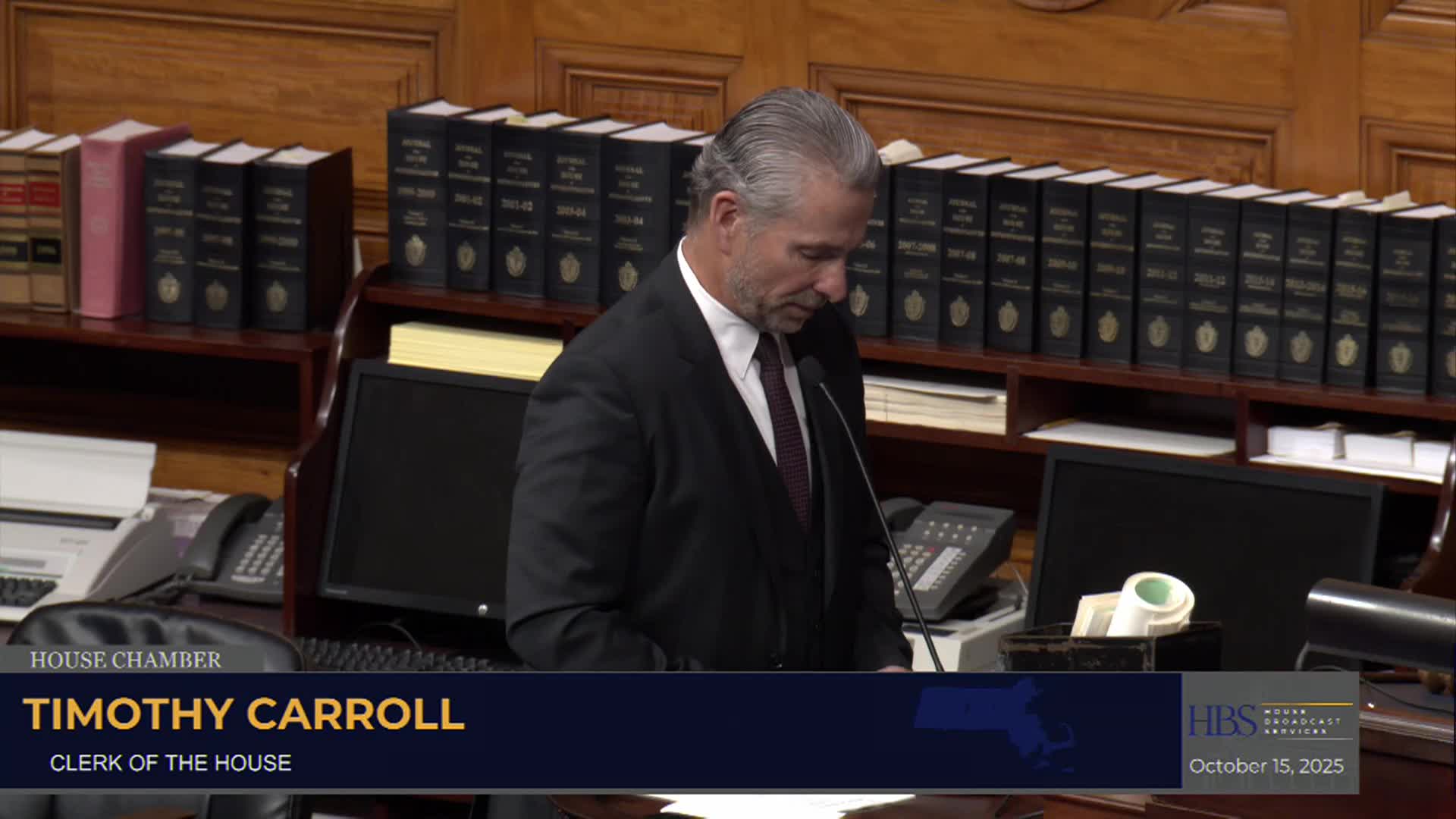 MA House of Representatives Formal Session: October 15th, 2025