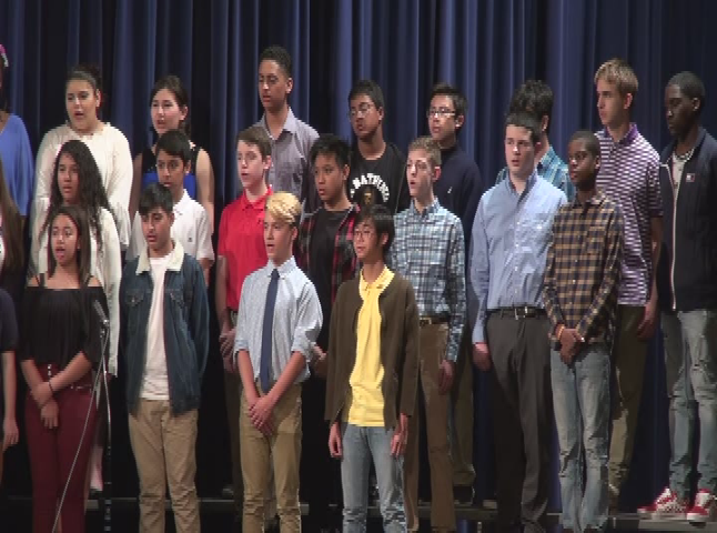 Thumbnail image for OMS 8th Grade Combined Choruses - Music Changes the World (2019)