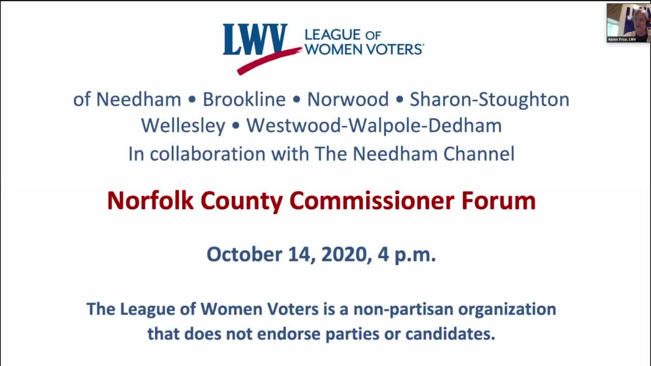 Thumbnail image for League of Women Voters Candidates Forum County Commissioner