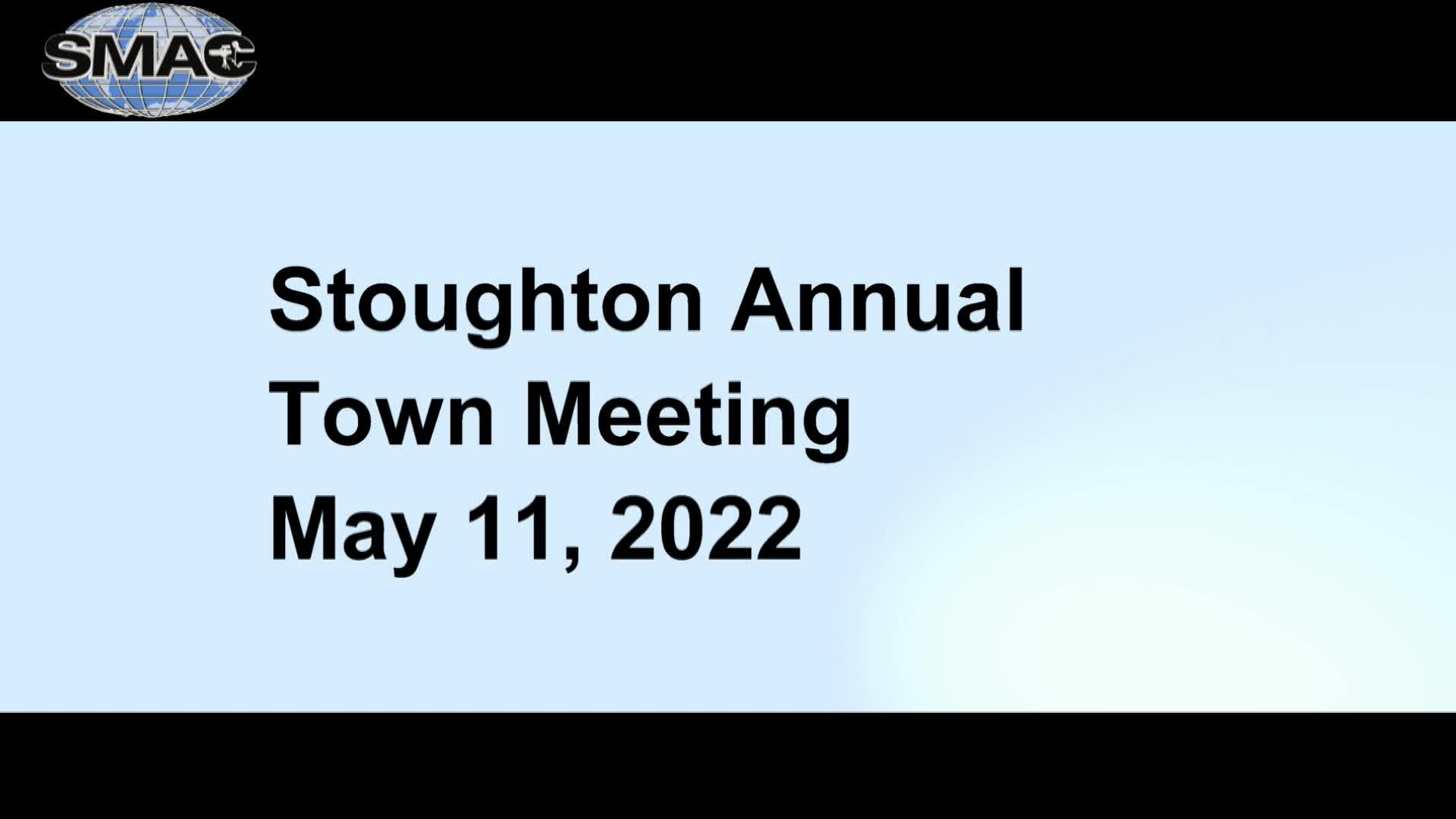 Thumbnail image for Annual Town Meeting 2022 - Session 4 LIVE (05-11-22)