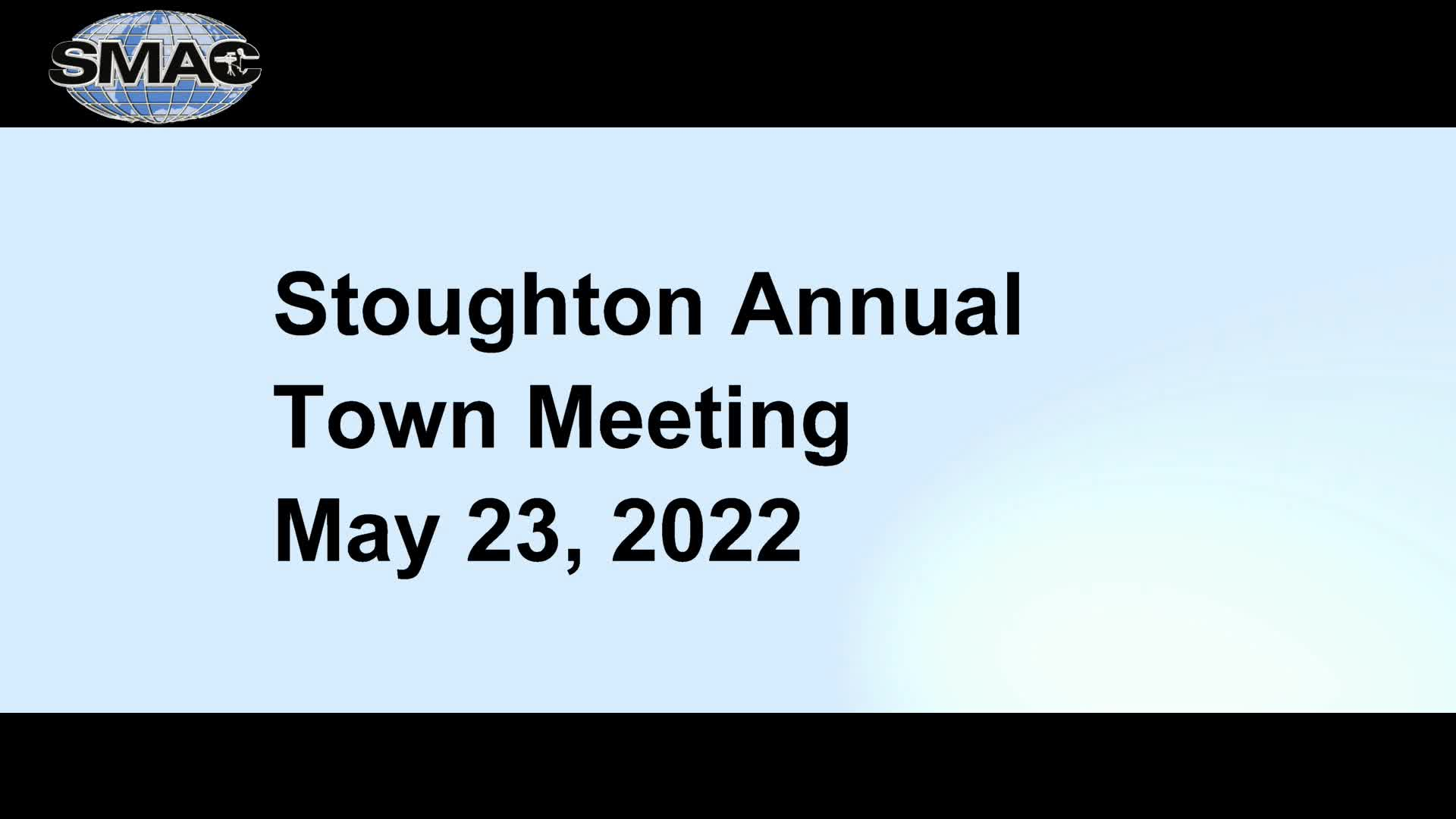 Thumbnail image for Annual Town Meeting 2022 - Session 5 LIVE (05-23-22)