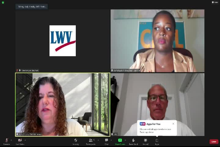Thumbnail image for LWV - Norfolk State Rep. Candidates Tamisha Civil and William Galvin Forum LIVE (8-29-22)