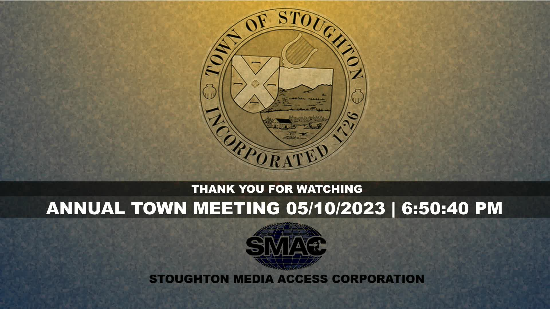 Thumbnail image for Annual Town Meeting 2023 - Session 4 (05-10-23)_LIVE