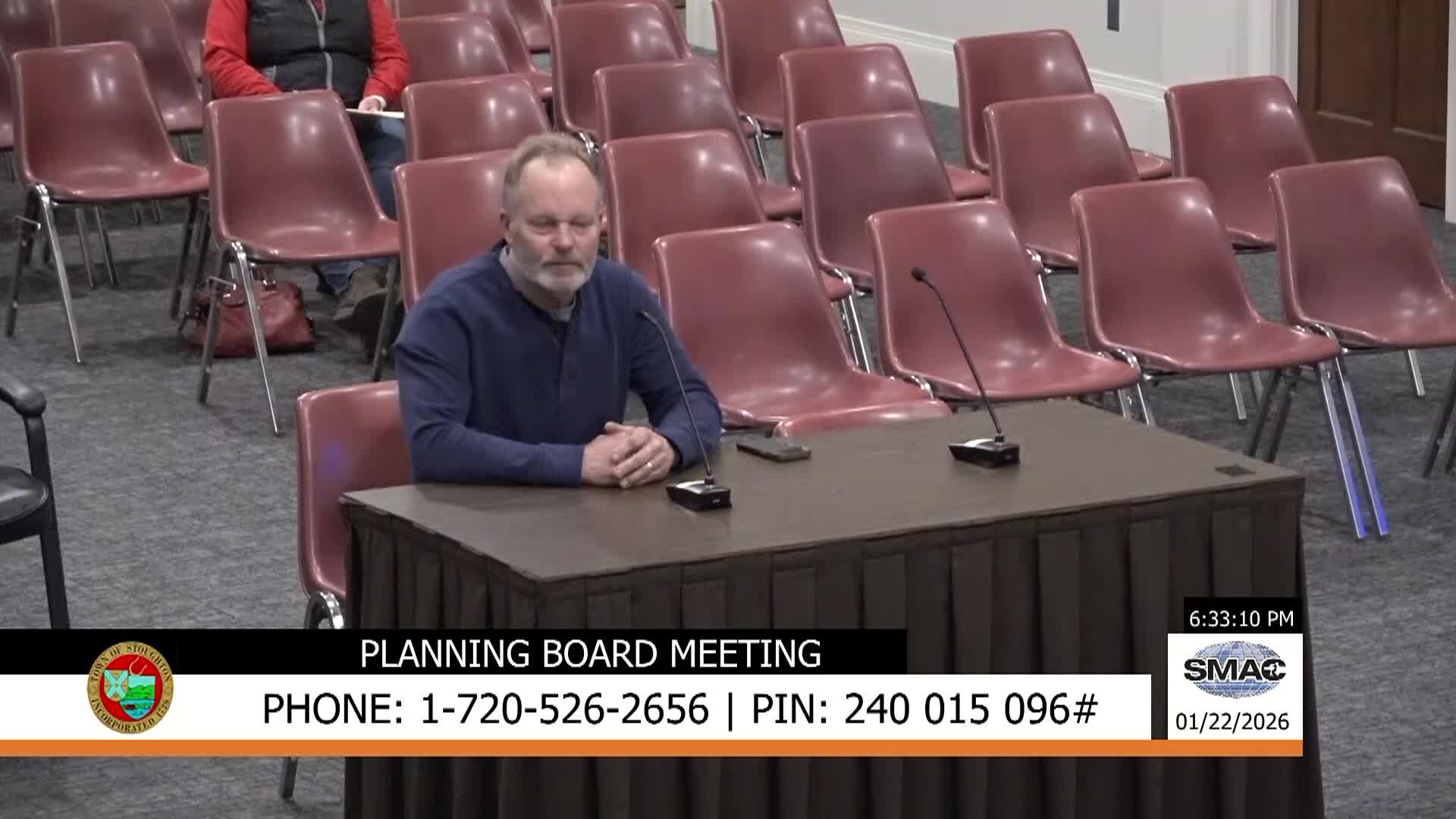 Planning Board: 1/22/26