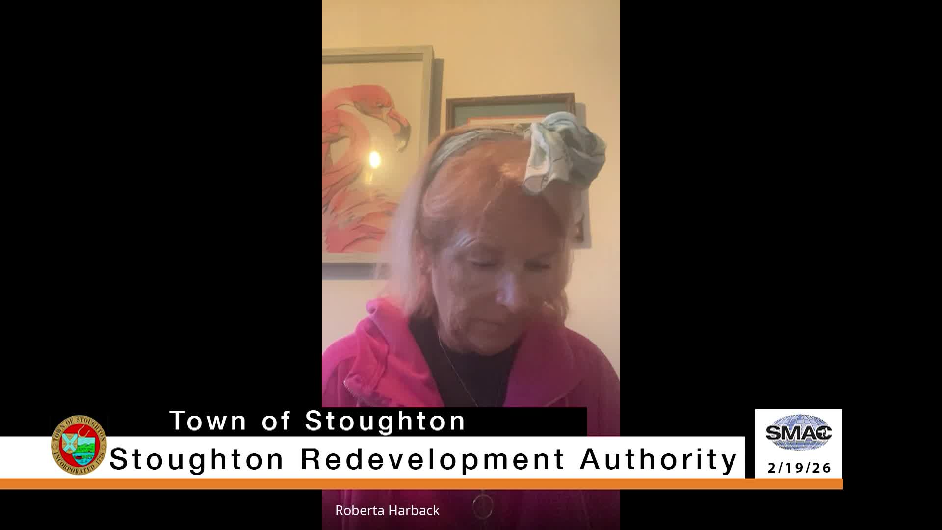 Stoughton Redevelopment Authority: 2/19/26