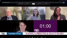 Navigate to League of Women Voters: School Committee and Select Board Candidate Forum