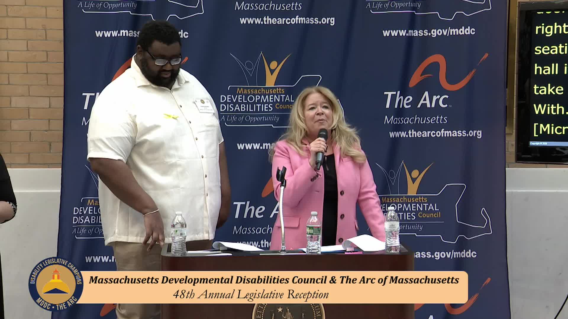 MDDC & Arc of Massachusetts Legislative Reception: March 10th, 2026