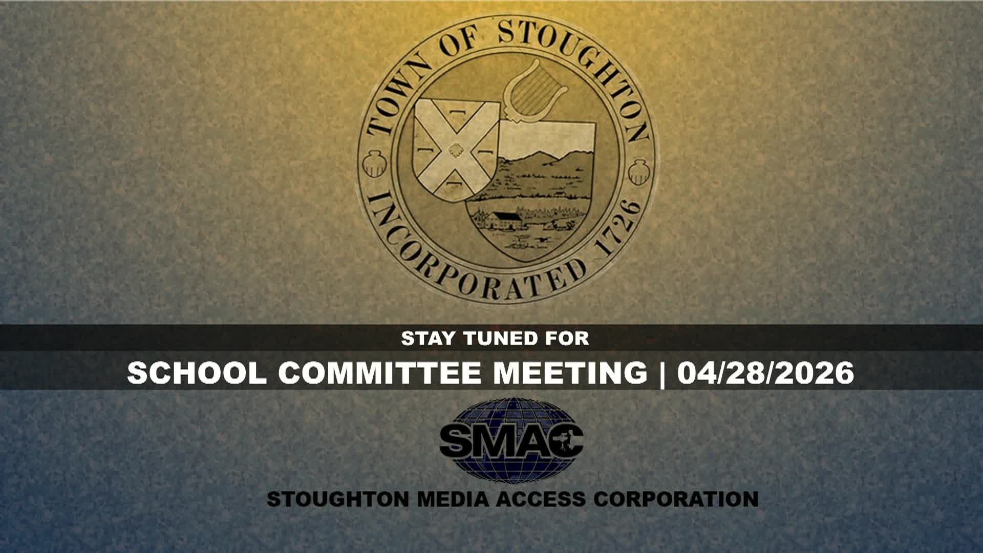 Thumbnail image for LIVE School Committee: 4/28/26