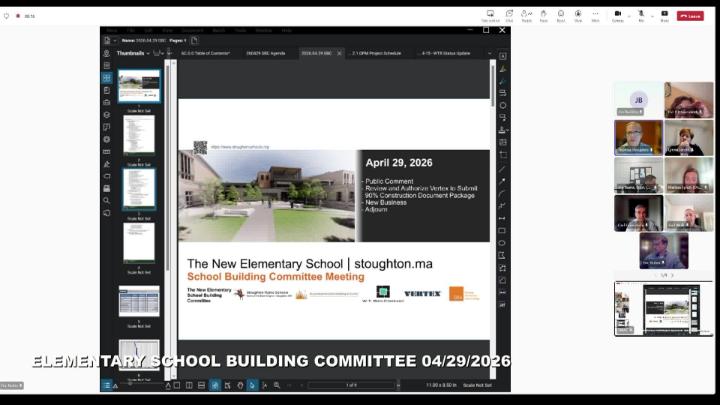 Thumbnail image for School Building Committee: 4/29/26