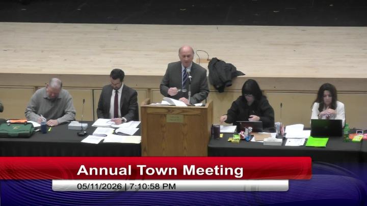 Thumbnail image for Annual Town Meeting Night 3: 5/11/26