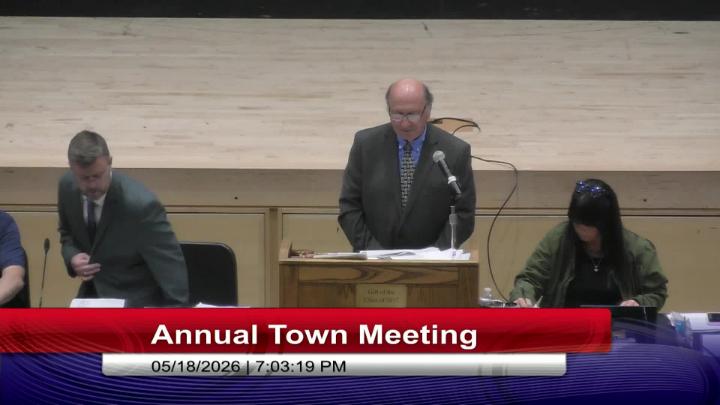 Thumbnail image for Annual Town Meeting Night 5: 5/18/26