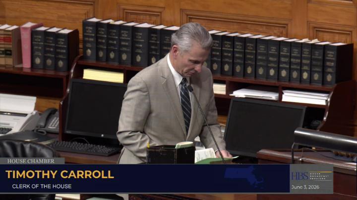 Thumbnail image for MA House of Representatives Formal Session: June 3rd, 2026