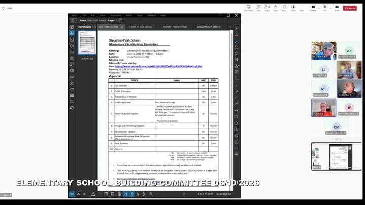Thumbnail image for Elementary School Building Committee:6/10/26