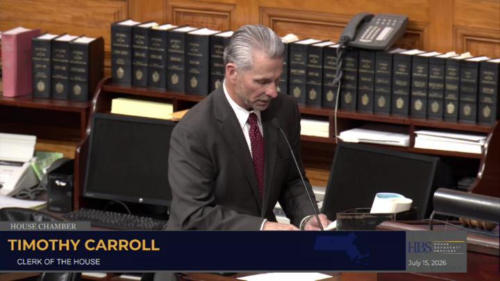Thumbnail image for MA House of Representatives Formal Session: July 15th, 2026