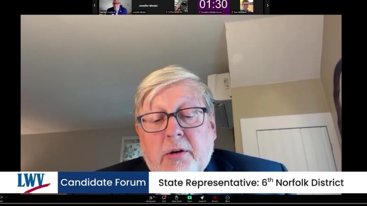 Thumbnail image for League of Women Voters: 6th Norfolk District State Representative Debate