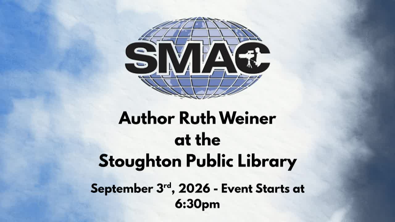 Thumbnail image for LIVE: Author Ruth Weiner at the Stoughton Public Library: 9/3/26