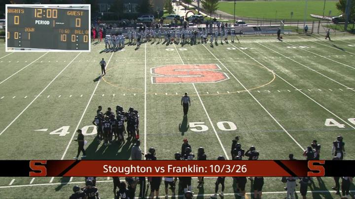 Thumbnail image for Stoughton Varsity Football vs Franklin: 10/3/26