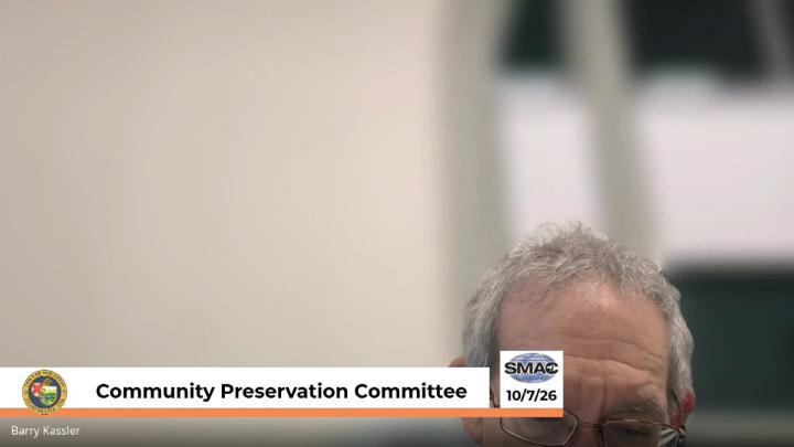 Thumbnail image for Community Preservation Committee: 10/7/26